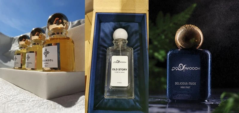 Customer show of perfume cap
