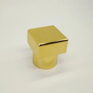 Золотая пластиковая шапочка для духов