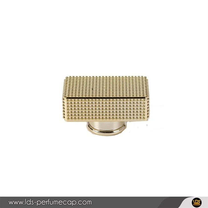 Gold Silver Particle Protrusions Plastic Perfume Cap Gold Silver Particle Protrusions Plastic Perfume Cap