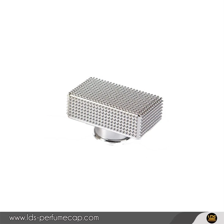 Gold Silver Particle Protrusions Plastic Perfume Cap Gold Silver Particle Protrusions Plastic Perfume Cap